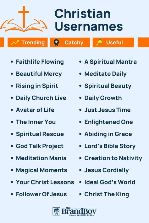 Christian Usernames Christian Story Names Snapchat, Usernames For Christians, Godly Username Ideas, God Username Ideas, Christian Instagram Usernames, Christian Instagram Account Names, Christian Usernames For Instagram, Christian Username Ideas Instagram, Christian Username Ideas For Tiktok
