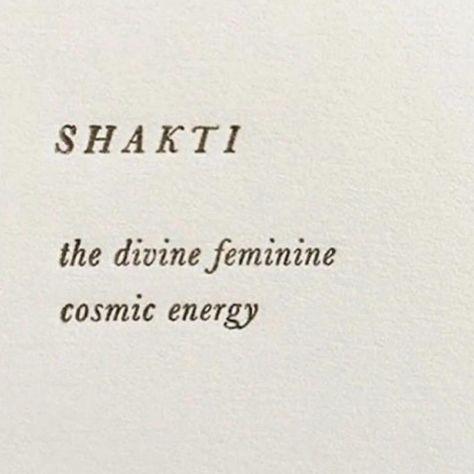 Shakti The personification of diving feminine energy. A creative power that move through the entire universe. “The Great Divine Mother”. 🌸💕 Divine Feminine Words, Divine Feminine Mother, Goddess Energy Tattoo, Divine Feminine Sensual, The Divine Feminine Aesthetic, Divine Woman Aesthetic, Shakti Tattoo Divine Feminine, Shakti Aesthetic, Powerful Words Tattoos