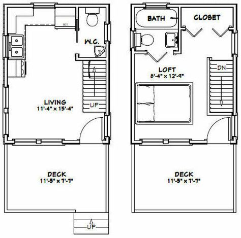 12x16 Tiny House -- 364 sq ft -- PDF Floor Plan -- Model 3A 2 12x16 Tiny House, Shed Plans 12x16, Amazing Sheds, Small House Ideas, Granny Flats, Build A Shed, Shed Building Plans, Cabin Floor, Cabin Floor Plans