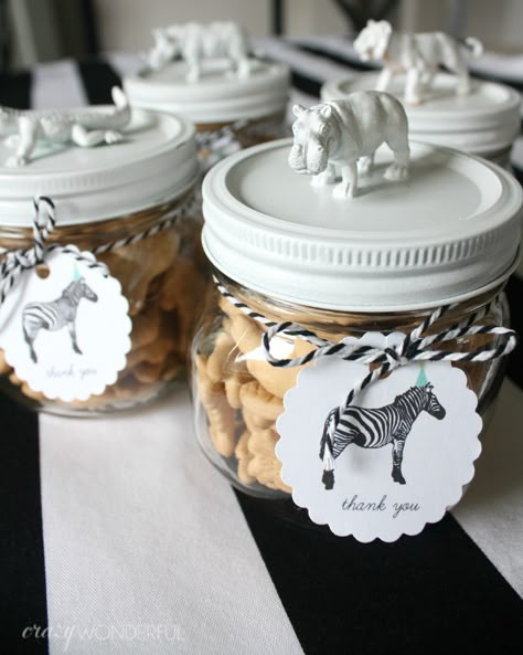 Diy Birthday Party Favors, Safari Baby Shower Favors, Animal Cracker, Zoo Birthday Party, Spongebob Birthday Party, Jungle Birthday Party, Zoo Birthday, 3rd Birthday Party, Spongebob Birthday