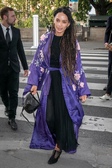 Lisa Bonnet, Zoe Kravitz Style, Dinner In Paris, Zoë Kravitz, Gothic Boho, Lisa Bonet, Sheer Gown, Zoe Kravitz, Wedding Rehearsal Dinner