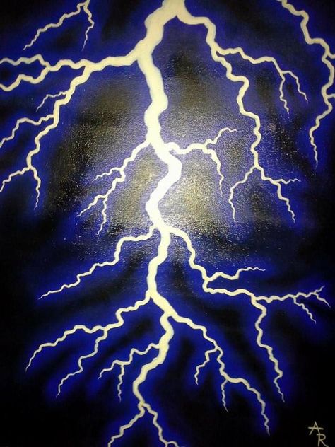 Lighting Painting Ideas, Easy Lighting Painting, Neon Lightning Bolt Painting, Neon Lighting Painting, Lighting Painting Easy, Lightening Painting Easy, Lighting Painting Acrylic, Lightening Painting Acrylic, Drawing Lightening