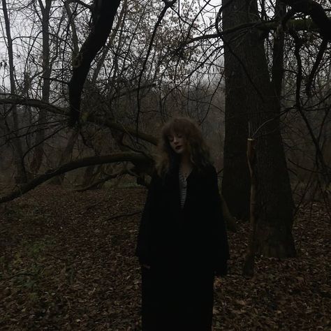 Outdoor Grunge Aesthetic, Goth Forest Aesthetic, Alt Senior Picture Ideas, Law Illustration, Gothic Photography, Prom Photoshoot, Self Photography, Shotting Photo, Dark Grunge