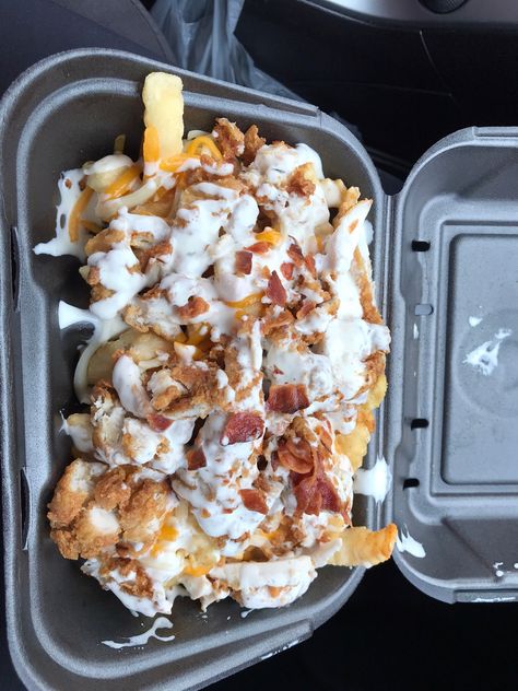 Zaxbys Loaded Fries, Chicken Bacon Ranch Fries, Bacon Ranch Fries, Ranch Fries, Loaded Chicken, Loaded Fries, Hansel And Gretel, Chicken Bacon Ranch, Food Therapy