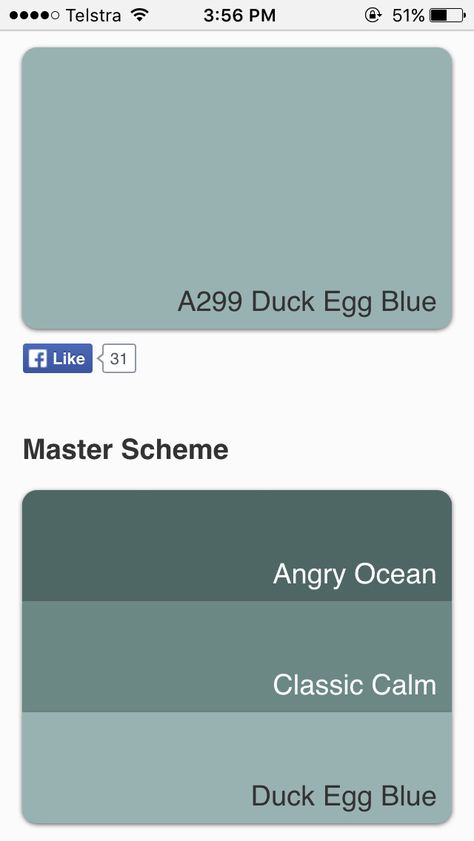 #Dulux Classic Calm/Duck Egg Blue A299                                                                                                                                                                                 More Grey White And Duck Egg Bedroom, Duck Egg Blue Feature Wall Living Room, Duck Egg Blue Laundry Room, Kitchen Duck Egg Blue, Dulux Duck Egg Blue, Duck Egg Color Palette, Duck Egg Colour Palette, Duck Egg Blue Living Room Color Combos, Duck Egg Bedroom Ideas