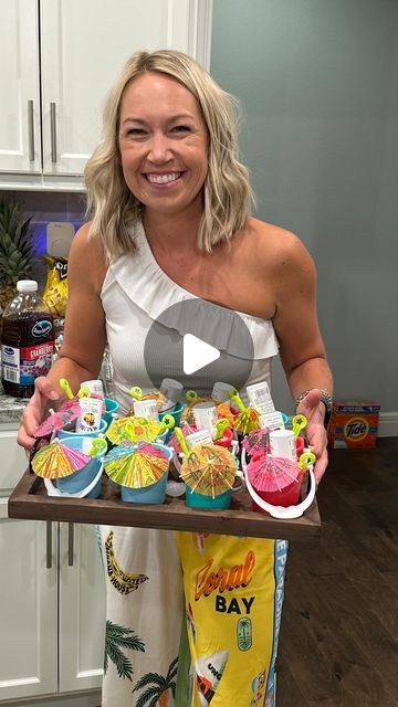 Anne on Instagram: "It’s the miniature trash for me 🗑️ 🍹🤩 This was so much fun! I hosted a party & cocktail competition at my house last night for me & my next door neighbor @ksbilyeu that share the same birthday (July 22nd). It was so fun to try everyone’s cocktail creations!   🍋‍🟩 Best flavor: Key Lime Pie Shots by @julieroyroy 🗑️ Best presentation: Long Island Iced Tea by @amandasiess   #cocktailcompetition #cocktailcontest #cocktaildesign" Cocktail Competition Party, Cocktail Theme Party Ideas, Key Lime Pie Shots, Key Lime Pie Shot, Cocktail Contest, Cocktail Presentation, Cocktail Competition, Cocktail Theme, Next Door Neighbor