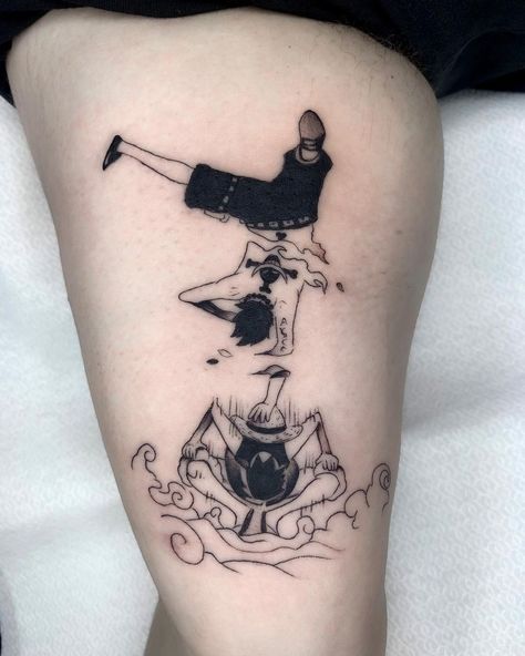 Ace Tattoo One Piece, One Piece Tattoo, Ace Tattoo, Anime Tattoo Ideas, Ghibli Tattoo, Manga Tattoo, One Piece Tattoos, Crow Tattoo, Pieces Tattoo