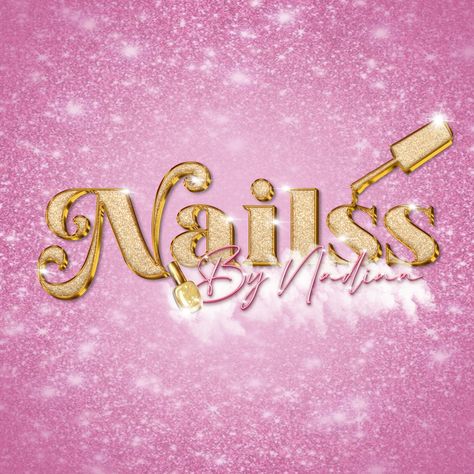 New nail tech logo for @nailssbynadiaa 🤭 Love how glittery and pink this is😍💗 . . . #fyp #explore #explorepage #nailtech #nailsnailsnails #nailart #nailtechnician #nailtechlife #nailtechintraining #logo #logos #glittery #graphicdesign #graphicdesigner #girly #pink Nail Tech Logo Ideas, Tech Logo Ideas, New Nail Tech, Nail Salon Names, Nail Tech Logo, Beauty Room Vanity, Salon Names, Tech Logo, Room Vanity