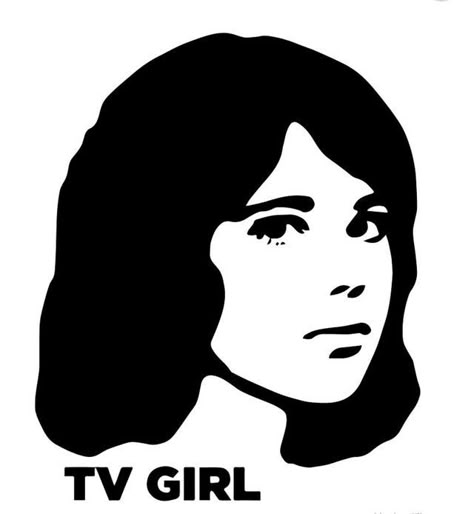 Tv Girl, Black And White, Tv, White, Black