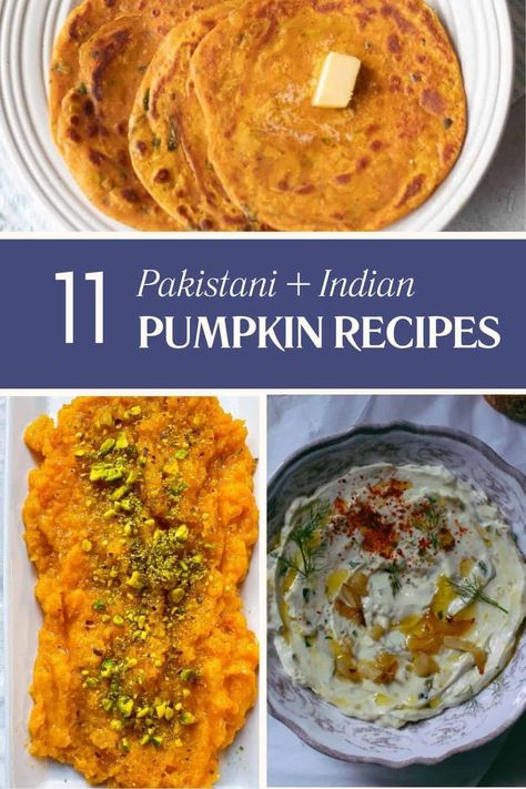 11 of the Best Pakistani + Indian Pumpkin Recipes [Delicious, Easy + Unique] - Fatima Cooks Pumpkin Indian Recipes, Indian Pumpkin Recipes, Pakistani Desserts, Pumpkin Puree Recipes, Savory Pumpkin Recipes, Pumpkin Curry, Bengali Food, Recipes Delicious, Artisan Food