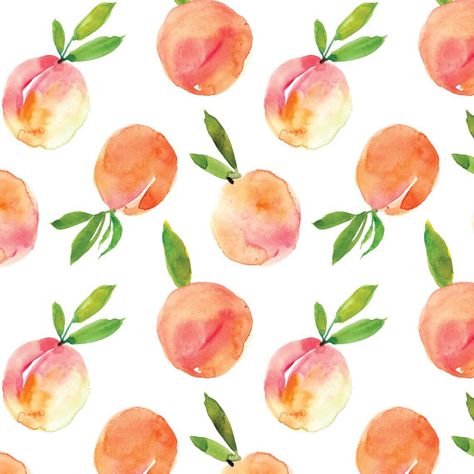 Peach Decor, Peach Watercolor, Bathroom Wall Decor Art, Peach Walls, Boppy Cover, Nursery Wall Stickers, Minky Baby Blanket, Minky Baby, Sweet Peach