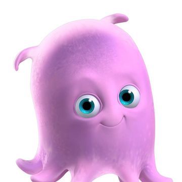 Pearl is a pink flapjack octopus in Finding Nemo. She says she has one shorter tentacle than the... Purple Octopus, Pink Octopus, Finding Nemo, Octopus, Purple, Pink, Blue, White