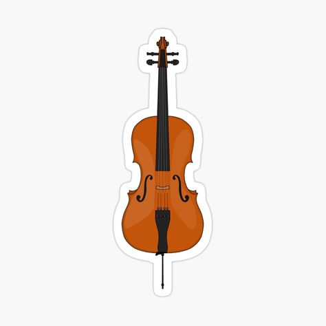 Get my art printed on awesome products. Support me at Redbubble #RBandME: https://www.redbubble.com/i/sticker/A-Beautiful-Cello-by-shopdiego/156072994.EJUG5?asc=u To Listen, Musical Instruments, Stranger Things, Science Poster, Sticker Design, Stranger Things Fanart, My Art, Awesome Products, Vinyl Sticker