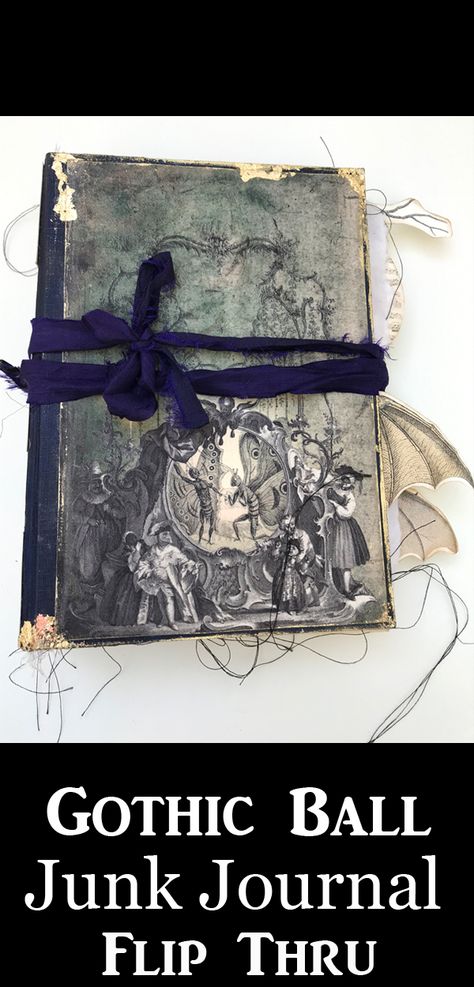 Grimoire Junk Journal Ideas, Diy Junk Journal, Junk Journal Cover, Gothic Journal Ideas, Witchy Junk Journal Ideas, Witch Junk Journal Ideas, Halloween Junk Journal Ideas, Spell Book Junk Journal, Halloween Junk Journal