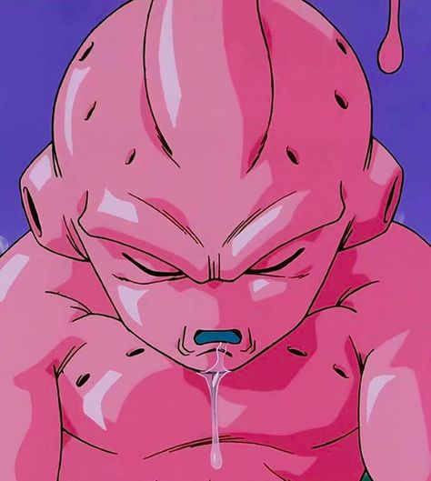 Buu Wallpaper Dbz, Majin Buu Aesthetic, Super Buu Wallpaper, Kid Buu Art, Kid Buu Pfp, Majin Buu Icon, Kid Buu Manga, Majin Buu Wallpapers, Buu Wallpapers