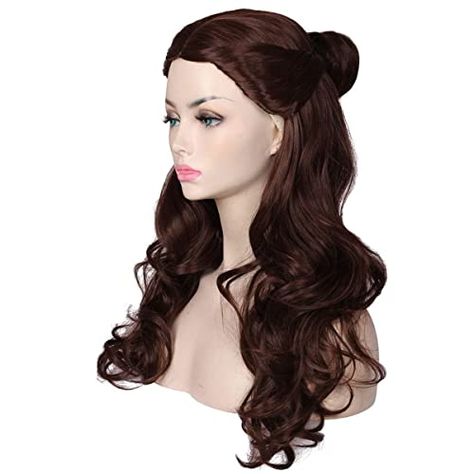 Belle Wig, Bad Wigs, Yellow Blonde, Belle Beauty And The Beast, Ponytail Wig, Carnival Halloween, Belle Beauty, Cap Fits, Wig Caps