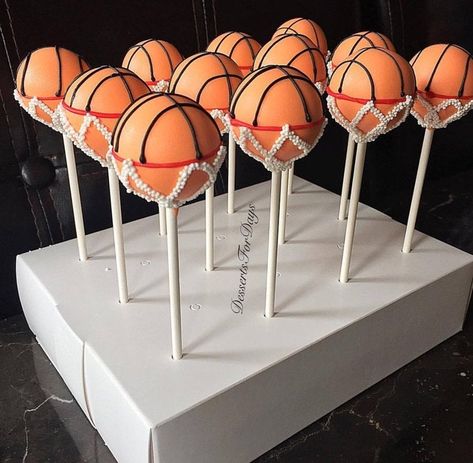 Basketball Cake Pops, Basketball Birthday Cake, Basketball Theme Birthday, Ice Cream Cake Pops, Basketball Baby Shower, Basketball Theme Party, Basketball Birthday Parties, Basketball Cake, Basketball Baby