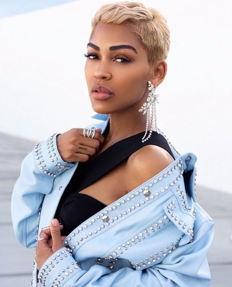 @meagangood is stunning for @genlux magazine! ✨✨ . . #thecutlife #meagangood #blondehair #pixiecut #pixiehaircut #shorthair #celebrityhair Megan Good Short Hair, Meagan Good Short Hair, Megan Good, Celebrity Actress, Meagan Good, Summer Fashions, Cool Short Hairstyles, Short Hair Pixie Cuts, Short Sassy Hair