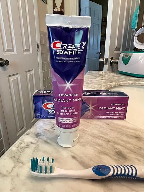 Check out this video Honest review of Crest 3D white toothpaste. from Stephanie F Crest 3d White Toothpaste, White Toothpaste, Crest Toothpaste, Crest 3d White, Dental Care, Toothpaste, White