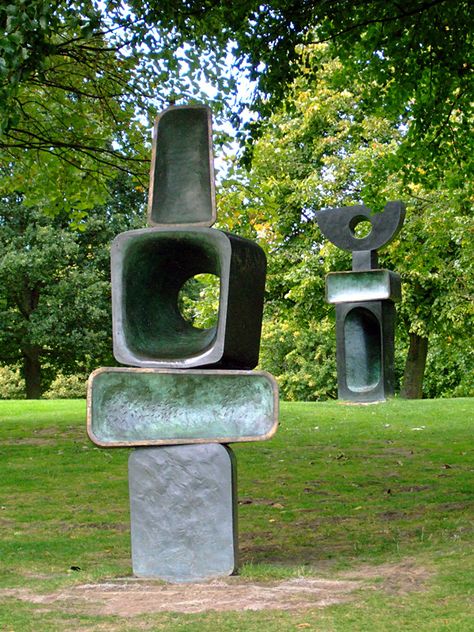 Yorkshire Sculpture park Monument Sculpture, Hepworth Sculpture, Barbara Hepworth Sculpture Garden, Concrete Sculpture Abstract, Modern Sculptures & Statues Outdoor, Park Sculpture, Barbara Hepworth Sculpture, Modern Art Sculpture, Barbara Hepworth