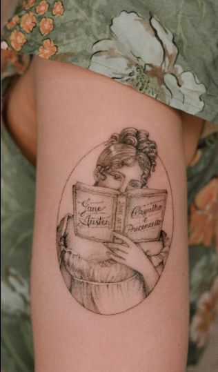 Jane Austen Inspired, Literary Tattoos, Fairy Stories, Famous Artwork, Book Tattoo, Tattoos Gallery, Film Art, Skin Art, First Tattoo