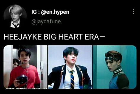 Jay Speaking English, Jake And Heeseung, Speaking English, Big Heart, Kpop Memes, Jay, Nct, Memes, Movie Posters