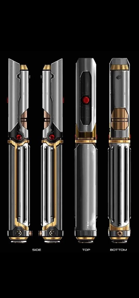 7 Forms Of Lightsaber Combat, Sith Lightsaber Concept Art, Jedi Lightsaber Hilt, Lightsaber Hilt Design Art, High Republic Lightsaber, Sith Lightsaber Hilt, Fantasy Saber, Lightsaber Hilt Concept Art, Lightsaber Concept Design