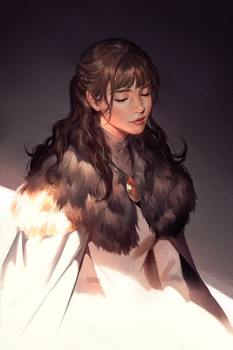 ArtStation - Fur coat, Sora Kim Female Character Inspiration Art, Female Fighter Character Design, Royalty Character Design, Character Design Inspiration Female, Character Art Female Brunette, Dnd Character Design Female, Dnd Female Character, Mage Character, Female Character Concept Art