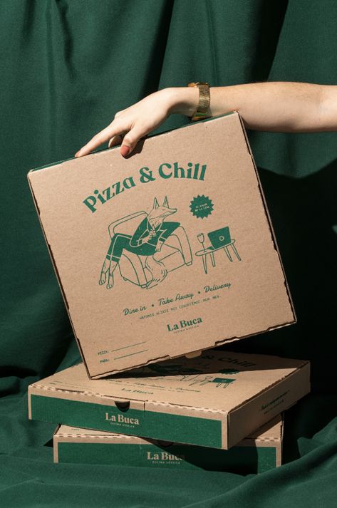 Pizza To Go Packaging, Cool Pizza Box Design, Pizza Branding Ideas, Pizza Box Branding, Pizza Box Packaging Design, Pizza Package Design, Pizza Boxes Design, Pizza Restaurant Branding, Pizza Packaging Ideas