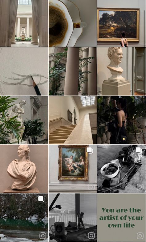 Aesthetic Instagram Feed Guide, Vintage Instagram Feed Ideas, Stylish Instagram Feed, Japanese Aesthetic Instagram Feed, Instafeed Ideas Aesthetic, Insta Feed Minimalist, Instagram Feed Theme Ideas, Types Of Instagram Aesthetics, Artists Instagram Feed