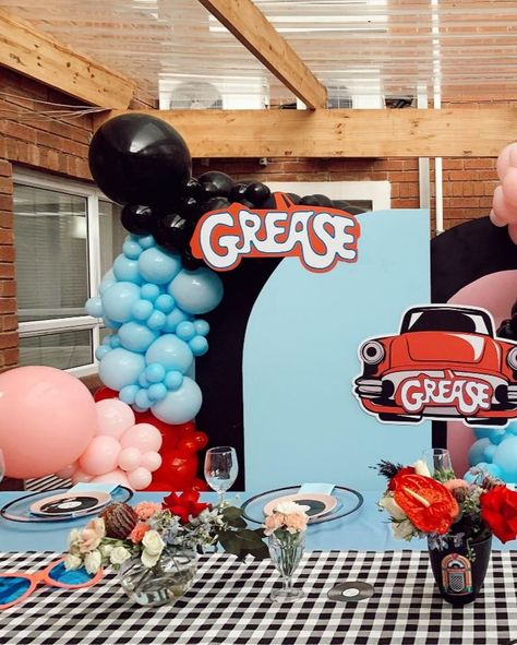 We definitely shaped up to create a Grease themed party. Bring back some memories with a 70's/80's theme to last a lifetime.

....

Fantastic? Tell us about it. Stud. Grease Cupcakes Ideas, Oldies Party Theme Ideas, Grease Float Ideas, Grease Theme 1st Birthday Party, Grease Party Decorations Diy, Grease Homecoming Float Ideas, Grease The Movie Themed Party, Grease Themed Bachelorette Party, Grease Birthday Party Ideas Decoration