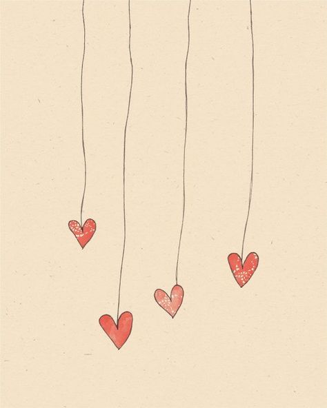 Cosy Refugium Love Heart Illustration, Heart Illustration, Heart Art, The Shape, Illustration Print, Cosmopolitan, Doodle Art, San Valentino, Valentines Cards