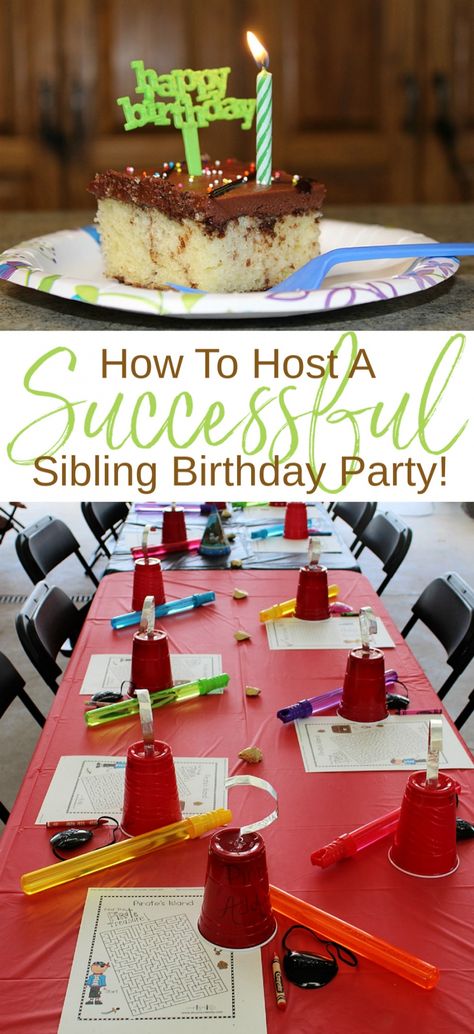 Sharing Birthday Party Sibling, Brother Sister Combined Birthday Party Ideas, Shared Sibling Birthday Party, Siblings Combined Birthday Party, Birthday Party For Siblings, Multi Age Birthday Party, Special Needs Birthday Party Ideas, Combination Birthday Party Ideas, Brother And Sister Shared Birthday Party Ideas