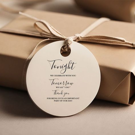 Tonight we celebrate wedding rehearsal dinner sign favor tags Rehearsal Dinner Favors Ideas, Rehearsal Decorations, Wedding Rehearsal Decorations, Rehearsal Dinner Gift, Dinner Party Favors, Rehearsal Dinner Sign, Wedding Rehearsal Dinner Decorations, Rehearsal Dinner Planning, Rehearsal Dinner Favors