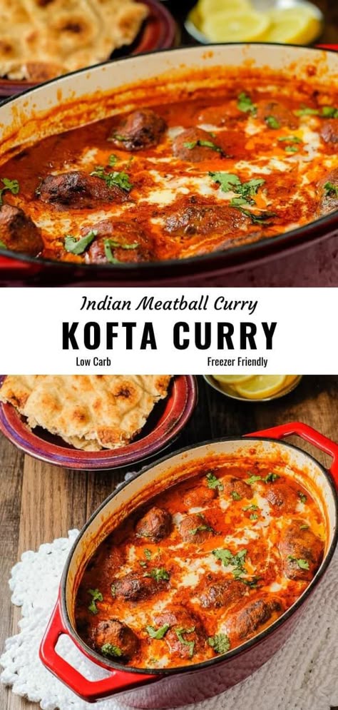 Curry Meatballs Beef, Cooking With Ground Beef Ideas, Indian Kofta Curry, Indian Meatballs Curry, Indian Minced Beef Recipes, Beef Kofta Curry Recipe, Meatball Curry Recipes, Indian Stew Recipes, Indian Ground Beef Recipes