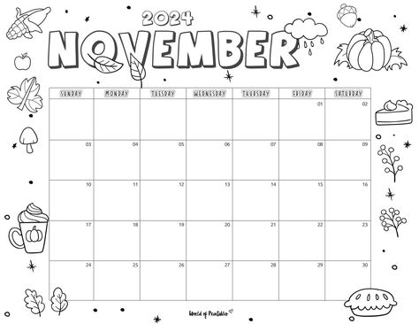 Give thanks for creativity in November! Our printable 2024 calendar offers a grid layout for each day, providing the perfect canvas for your artistic expression. Download and print for a uniquely colored and organized November. Calender 2024 Designs November, Calendar Template 2024, Printable Calendar 2024, November Calendar 2024, Calender 2024 Designs, Calendar Doodles, Calender Printables, Free Printable Calendar Templates, Calendar Background