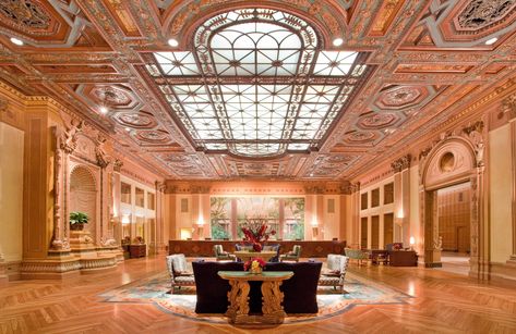 Most Beautiful Hotel Lobbies in the World Photos | Architectural Digest Fancy Hotel Lobby, Fancy Hotel, Top 10 Films, Biltmore Hotel, Hotel Los Angeles, Luxury Collection Hotels, Los Angeles Hotels, Vintage Hotels, Castle Hotel