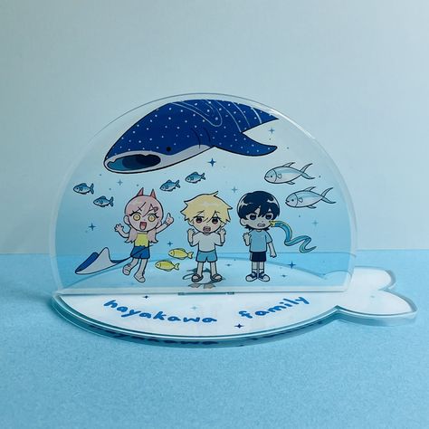 Aki Power And Denji, Aquarium Trip, Power And Denji, Acrylic Standee, Standee Design, Merchandise Ideas, Food Art Painting, Merch Ideas, Artist Alley