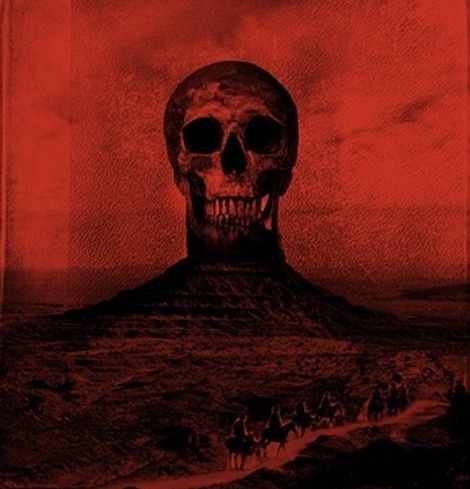 Gothic Western Art, Weird West Aesthetic, Blood Meridian Art, Red Cowboy Aesthetic, Dark Cowboy Aesthetic, Judge Holden, Gothic Western Aesthetic, Dark Western Aesthetic, Southwestern Gothic