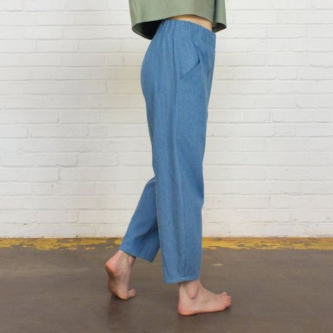 Anytime Pant - Easy, Comfortable, and Stylish Trousers for Any Occasion Linen Pants Pattern, Pants Pattern Free, Unique Sewing Patterns, Women Pants Pattern, Maternity Sewing, Cotton Pants Women, Trouser Pattern, Pants Sewing, Summer Sewing