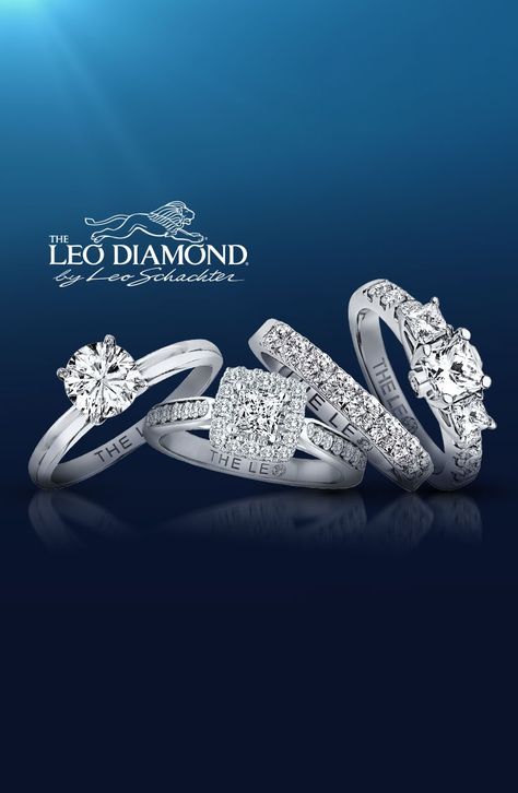 Designed to shine brighter, the Leo Diamond will capture the brilliance of your love. Leo Diamond, Pear Engagement Ring, Kay Jewelers, Awareness Ribbons, Gold Plated Rings, Rings For Women, Silver Rose Gold, Girls Best Friend, Engagement Wedding