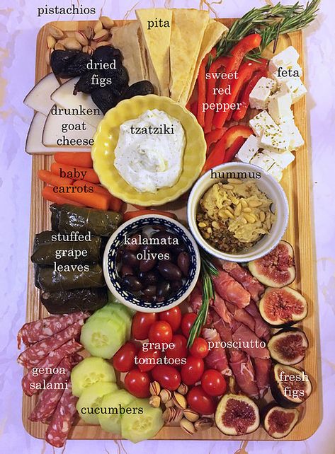 Mediterranean Charcuterie Board | The Greekish Life Mediterranean Cheese Platter, Medditeranean Platter, Greek Board Food, Mediterranean Cheese Board, Greek Cheese Board, Mediterranean Grazing Board, Mediterranean Diet Charcuterie Board, Charcuterie Board Greek, Greek Board Ideas