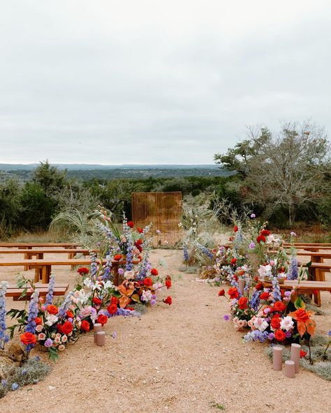 Bird Dog Wedding (@birddogwedding) • Instagram photos and videos Modern Wedding Florals, Texas Hill Country Wedding Venues, Texas Cactus, Wildflower Wedding Theme, Hill Country Wedding Venues, Texas Hill Country Wedding, Ranch Wedding Venue, Phone Photo, Yard Wedding