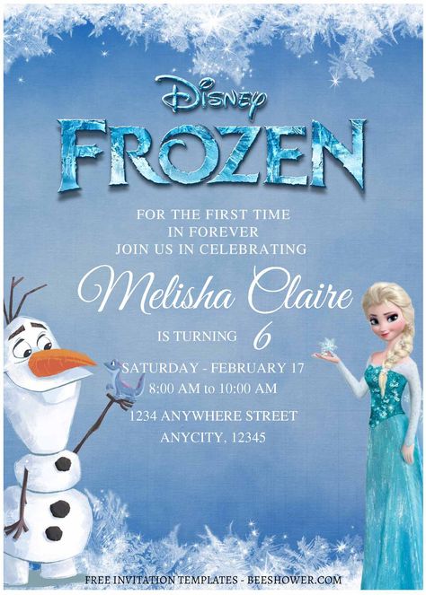 Free (Free Editable PDF) Elsa And Anna Frozen Baby Shower Invitation Templates Frozen Baby Shower, Frozen Birthday Party Invites, Winter Birthday Invitations, Frozen 3, Free Printable Baby Shower Invitations, Frozen Invitations, Frozen Birthday Invitations, Winter Birthday Parties, Disney Frozen Birthday