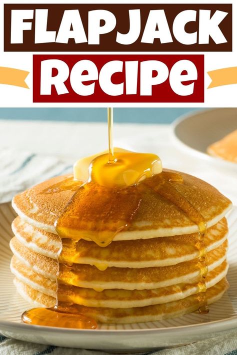 Enjoy fluffy pancakes every day of the week with this easy flapjack recipe. After all, is there anything better than a short stack with bacon and butter? Flap Jacks Pancakes, Flapjack Recipe Easy, Easy Flapjacks, Stuffed Waffles, Flapjack Recipe, Short Stack, Pancake Recipes, How To Make Pancakes, Oat Bars