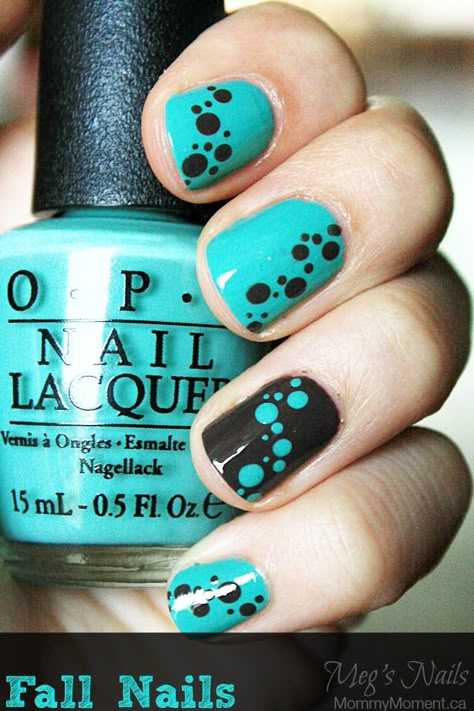 Fun fall nails. Nail Simple, Unghie Nail Art, Valentine Nails, Dots Nails, Nail Swag, Get Nails, Cute Nail Art, Fabulous Nails, Cute Nail Designs