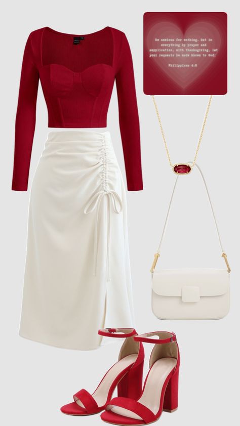 #outfitinspo #christiangirl #churchoutfit #holygirlera #churchfit Modest Girly Outfits, Modesty Outfits, Cute Modest Outfits, Everyday Fashion Outfits, Casual Day Outfits, Elegante Casual, Classy Work Outfits, White Outfit, Easy Trendy Outfits