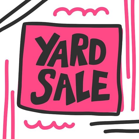 Vector yard sale hand drawn lettering | Premium Vector #Freepik #vector #typography-poster #typography-design #sale-font #typography-quotes Yard Sale Signs Ideas, Clearance Sale Poster, Yard Sale Signs, Sale Signs, Vector Typography, Font Typography, Poster Typography, Typography Lettering, Hand Drawn Lettering