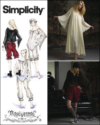 Simplicity Patterns Costumes, Steampunk Patterns, Gothic Costume, Gothic Pattern, Costume Sewing Patterns, Upcycle Sewing, Gown Pattern, Costume Patterns, Diy Sewing Pattern