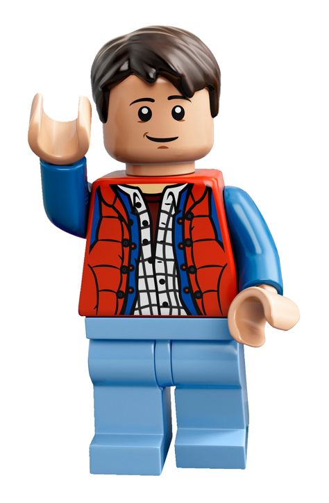 Back To The Future Marty, Lego Figurine, Monster High Boys, Batman Stuff, Lego People, Lego Dimensions, Lego Minifigs, Tousled Hair, Lego Characters